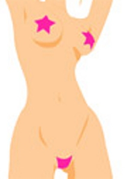 Bild von Nippel-Cover "Bikini" pink